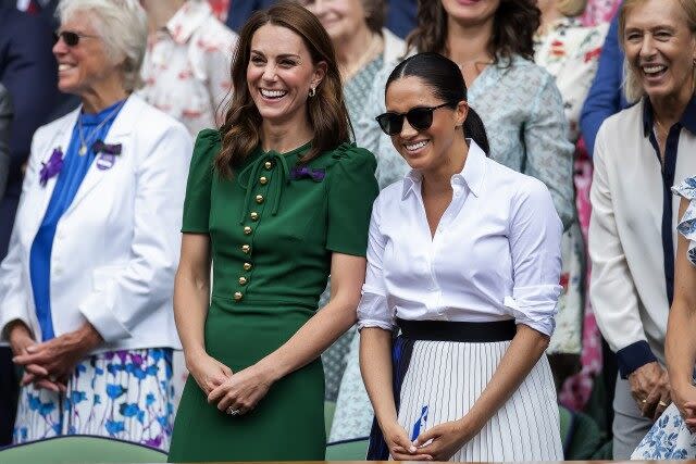 The two royals were also joined by Kate's sister, Pippa Middleton.