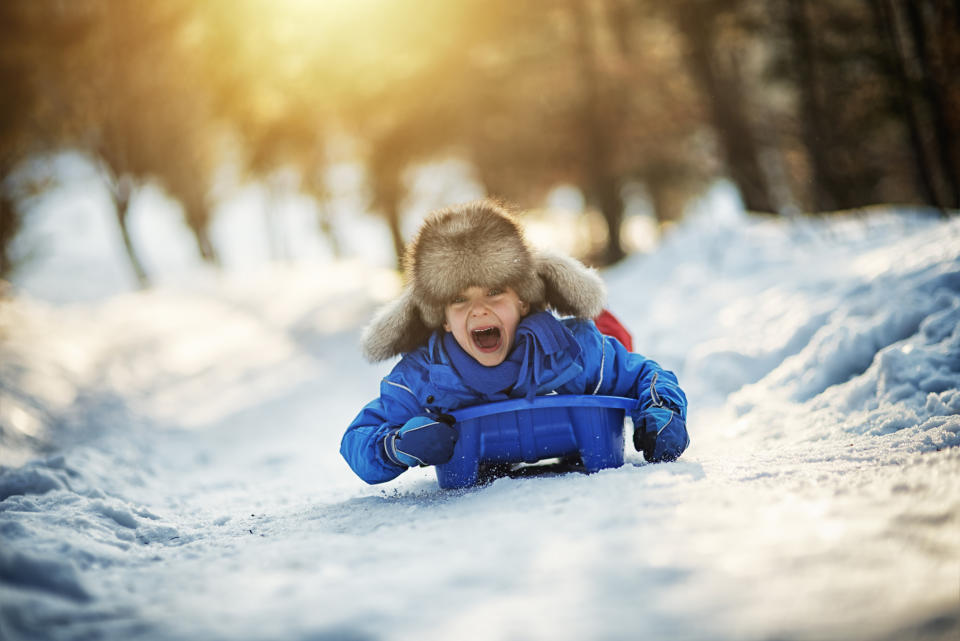 Snow days: great for kids, stressful for working parents [Photo: Getty]