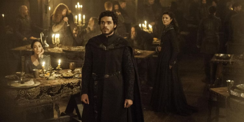 <p>HBO</p><p>One of the most infamous episodes of television ever broadcast, <em>The Rains Of Castamere</em> basically kills off the show’s entire core cast. This happens at an event now known as The Red Wedding, which sees Robb Stark, his mother Catelyn, and his pregnant wife invited to a pleasant ceremony before getting stabbed to bits, along with most of the Stark army. If Ned’s death in episode one felt like a status quo shift, this episode was a tsunami, with the show refusing to play by conventional rules. There was one rule for the characters to abide by, however: don’t go to any more weddings.</p>