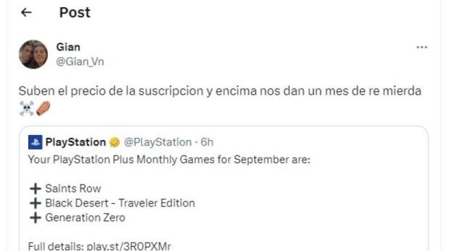 PlayStation Plus presentó un aumento en su servicio de videojuegos