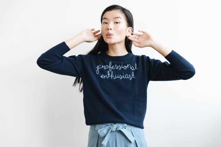 A portion of proceeds from this&nbsp;Round 5 Cashmere Sweater go to Her Justice, an organization that stands with women living in poverty in New York City &mdash; many of whom are survivors of intimate partner violence &mdash; by recruiting and mentoring volunteer lawyers to provide them with free legal help. <strong><a href="https://fave.co/2C66bwn" target="_blank" rel="noopener noreferrer">Find this sweater Of A Kind, $380.</a></strong><br /> <strong><a href="https://fave.co/2C66bwn" target="_blank" rel="noopener noreferrer"></a></strong>