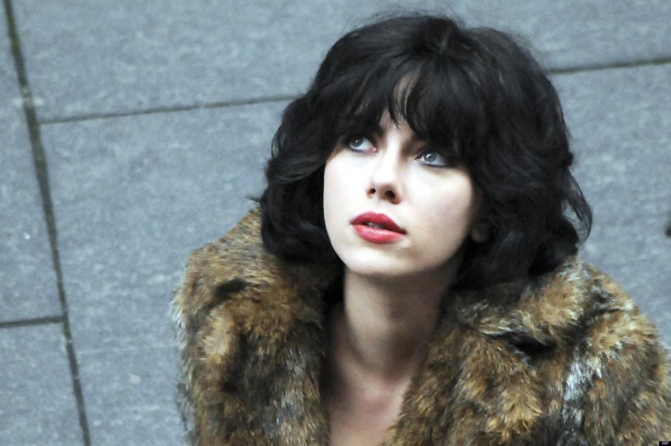 This image released by A24 Films shows Scarlett Johansson in a scene from "Under the Skin." (AP Photo/A24 Films)