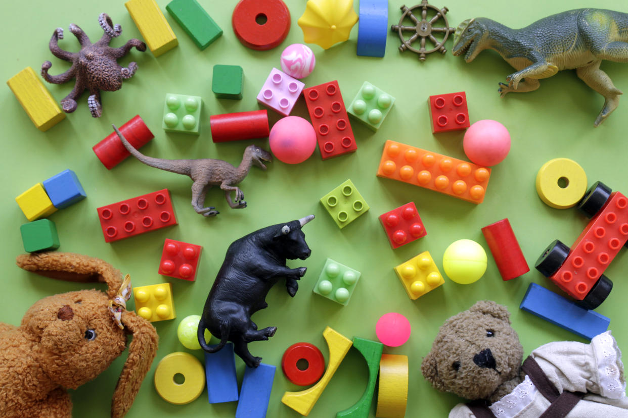 The study showed that toys were among the products with the highest concentrations of chlorinated paraffins. (Photo via Getty Images)