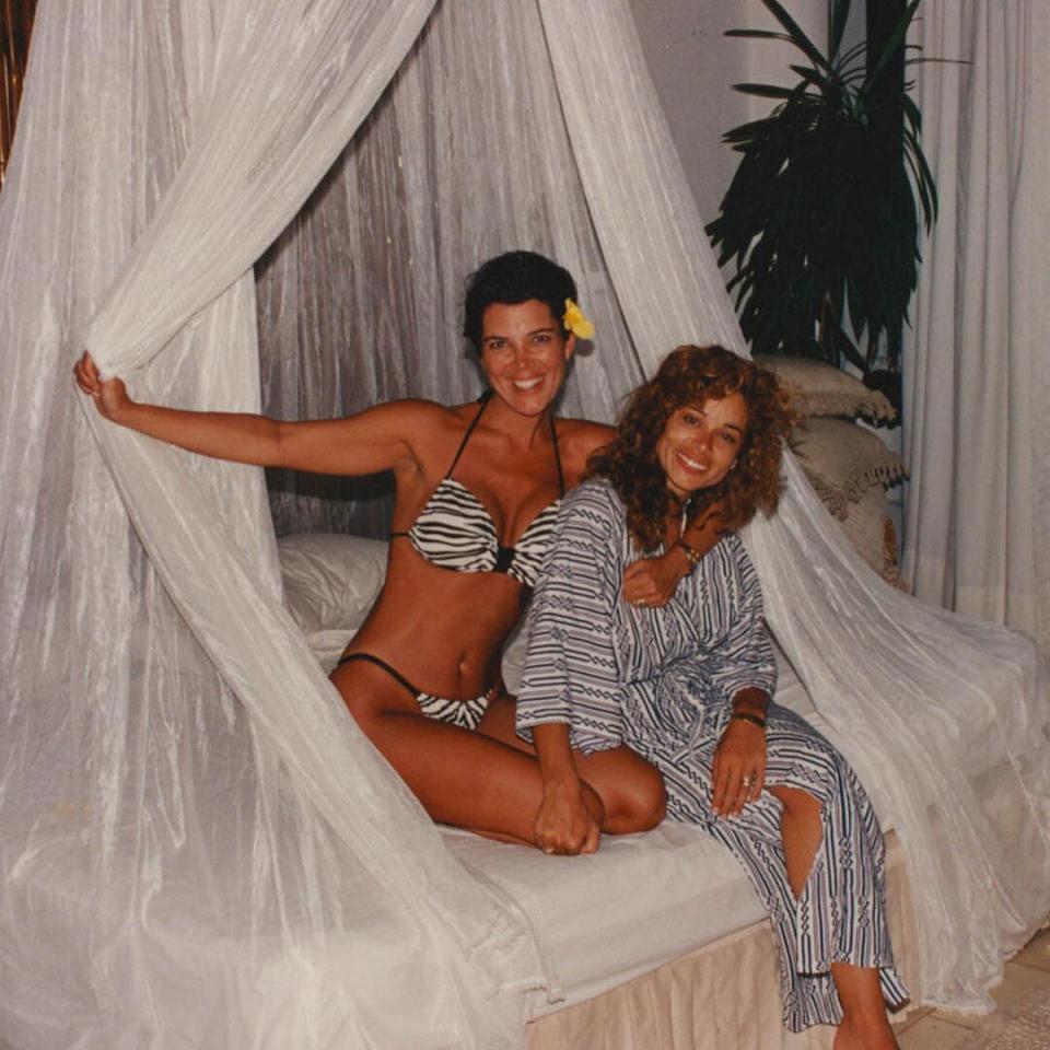Kris Jenner Shares Zebra Bikini Throwback Pic as She Celebrates Best Friend Faye Resnick's Birthday