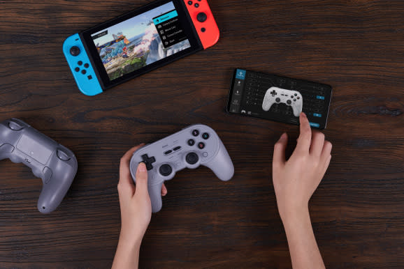 8BitDo Pro 2 controller.