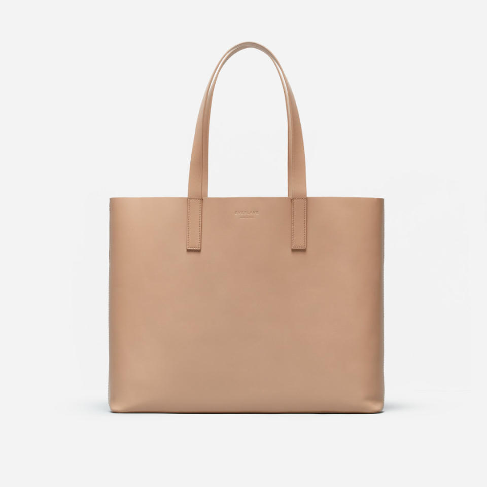 The Day Market Tote in Light Taupe