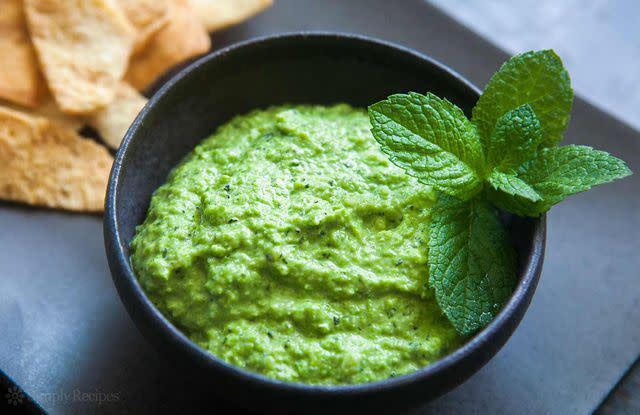 Elise Bauer Fresh Pea Hummus