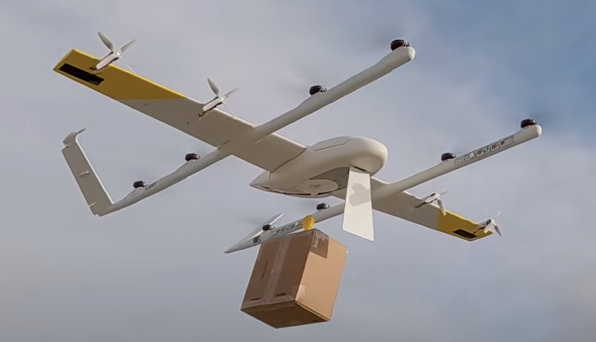 El Wing de Alphabet muestra un dron de reparto más grande y con mayor capacidad de carga útil