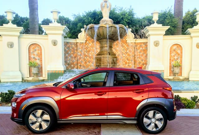 Hyundai’s fielding the full package with the Kona EV