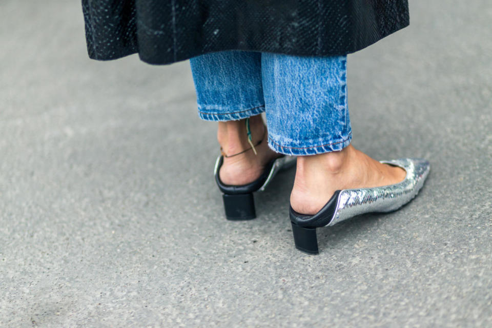 Those self-made mules you use as house shoes? Now officially fashion-approved.