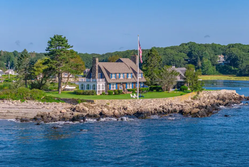 The Grey Gull Cottage, a 1929 oceanfront home in Kennebunkport, Maine, that sold for $9 million in 2023, is now demolished.