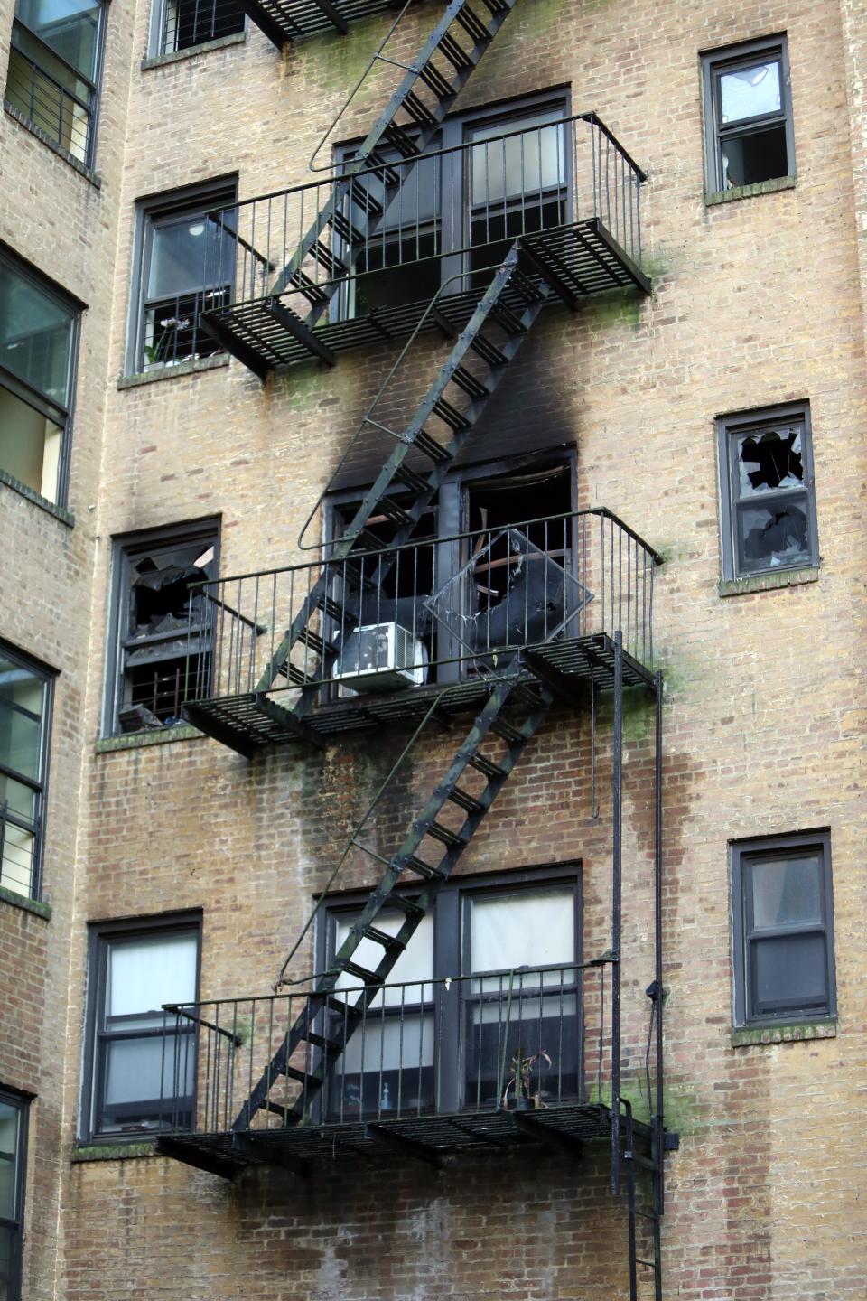 New Rochelle firefighters responded to an apartment fire on the third-floor of 30 Eastchester Road in New Rochelle June 21, 2024. Two residents died in the fire.