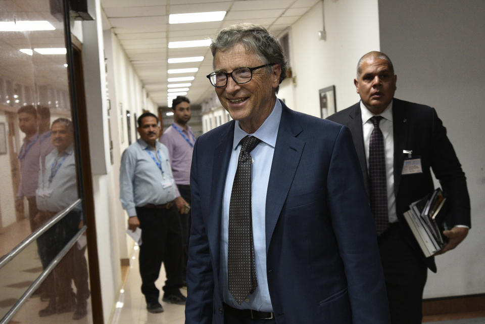 Bill Gates has been vocal throughout the pandemic in calling for collaboration to beat the virus. (AP)