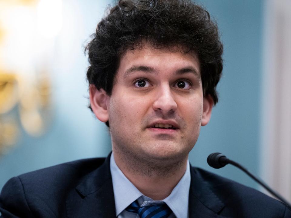 FTX Cryptocurrency exchange CEO Sam Bankman-Fried at a hearing on Capitol Hill on May 12, 2022.