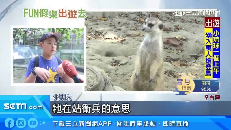 小朋友還能在園內學習動物知識。