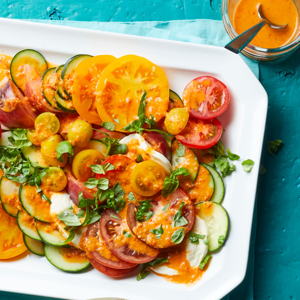 Heirloom Tomato Salad with Tomato Vinaigrette