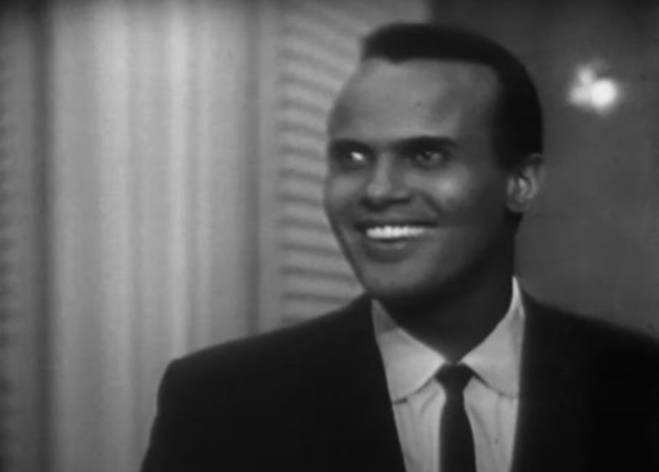 Harry Belafonte smiling
