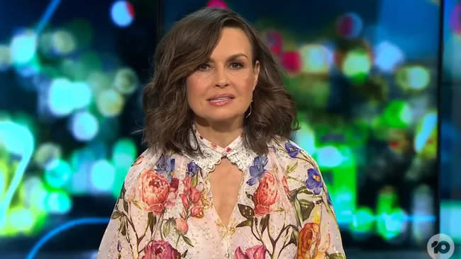 Lisa Wilkinson on The Project