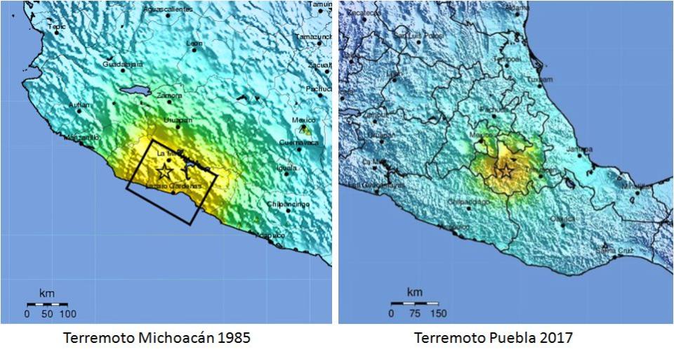 Comparativa de los terremotos en México de 1985 y 2017 | Wikicommons