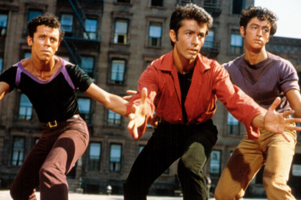 Chakiris had his skin darkened to play Bernardo in West Side Story (Photo: Courtesy Everett Collection)