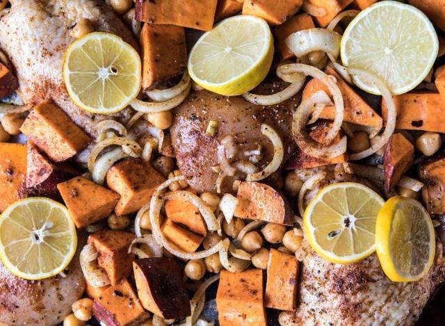 Sheet Pan Korean Chicken Bowl with Sweet Potatoes and Yum Yum Sauce. - Half  Baked Harvest