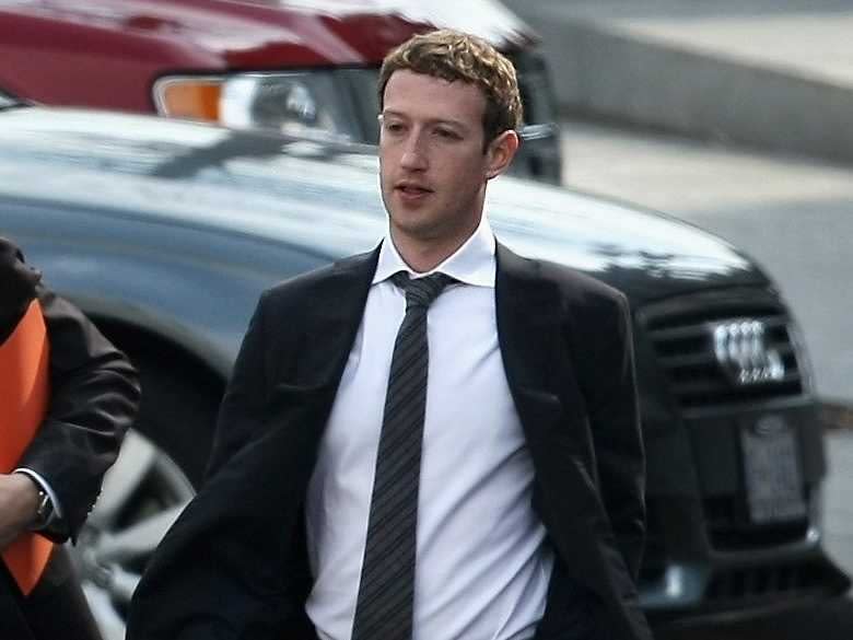 Mark Zuckerberg suit