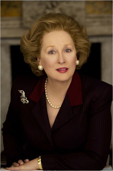 <b>Meryl Streep</b><br> Meryl Streep est entrée dans la peau de Margaret Thatcher pour le tournage du film La dame de fer de Phyllida Lloyd. A retrouver au cinéma à partir du 15 février 2012.