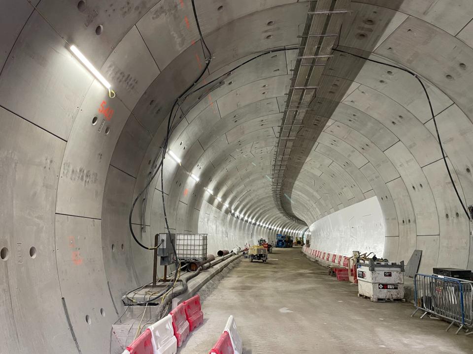 First look inside the Silvertown tunnel (PA)