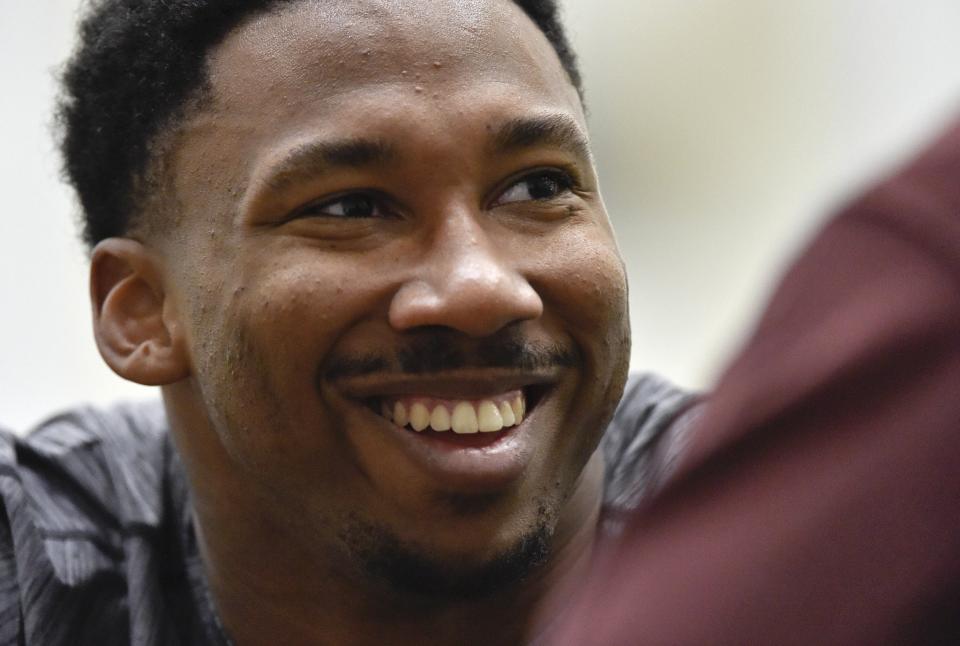 No. 1 overall pick Myles Garrett signed his contract with the Cleveland Browns on Friday. (AP)