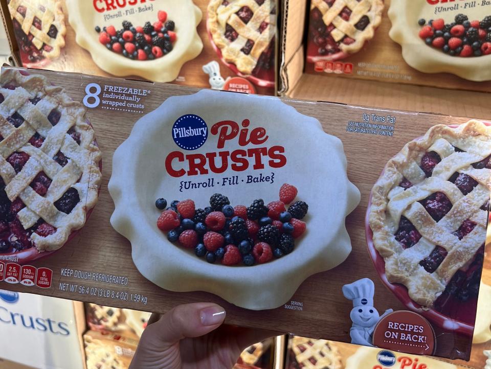 premade pillsbury pie crust at costco