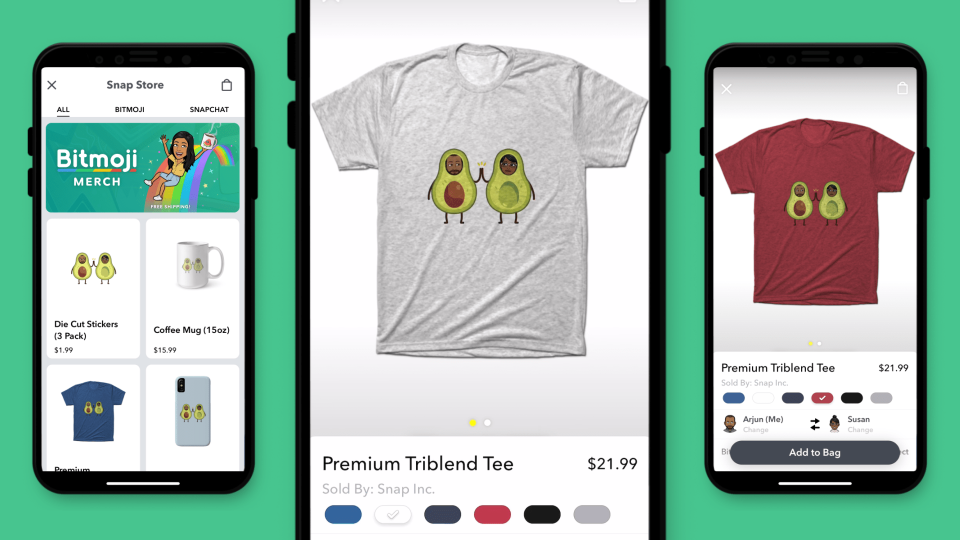 Snapchat Bitmoji Merch