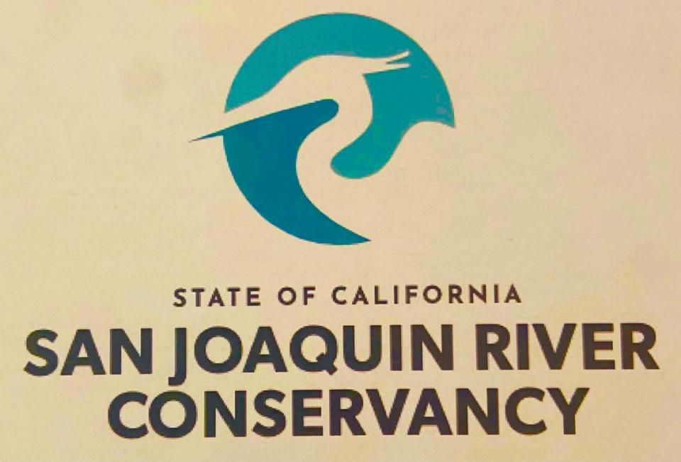 The San Joaquin River Conservancy’s primary logo, as adopted by board members during their February 2024 meeting. The logo will be used on river parkway signage and other branding opportunities.
