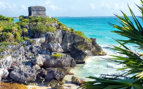 The Mayan city of Tulum - Credit: Getty