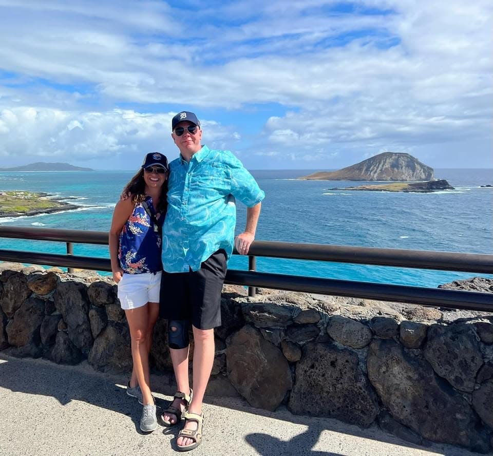 Kris and Jennifer Lucander of Westminster had been planning their trip to Hawaii for over a year.