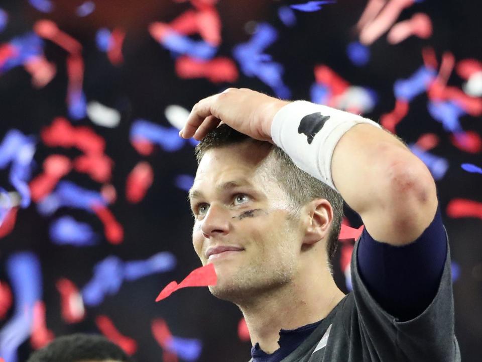 Tom Brady Super Bowl LI celebration