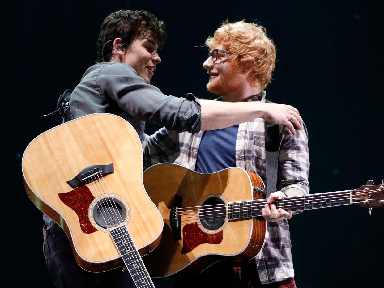 ed sheeran and shawn mendes 