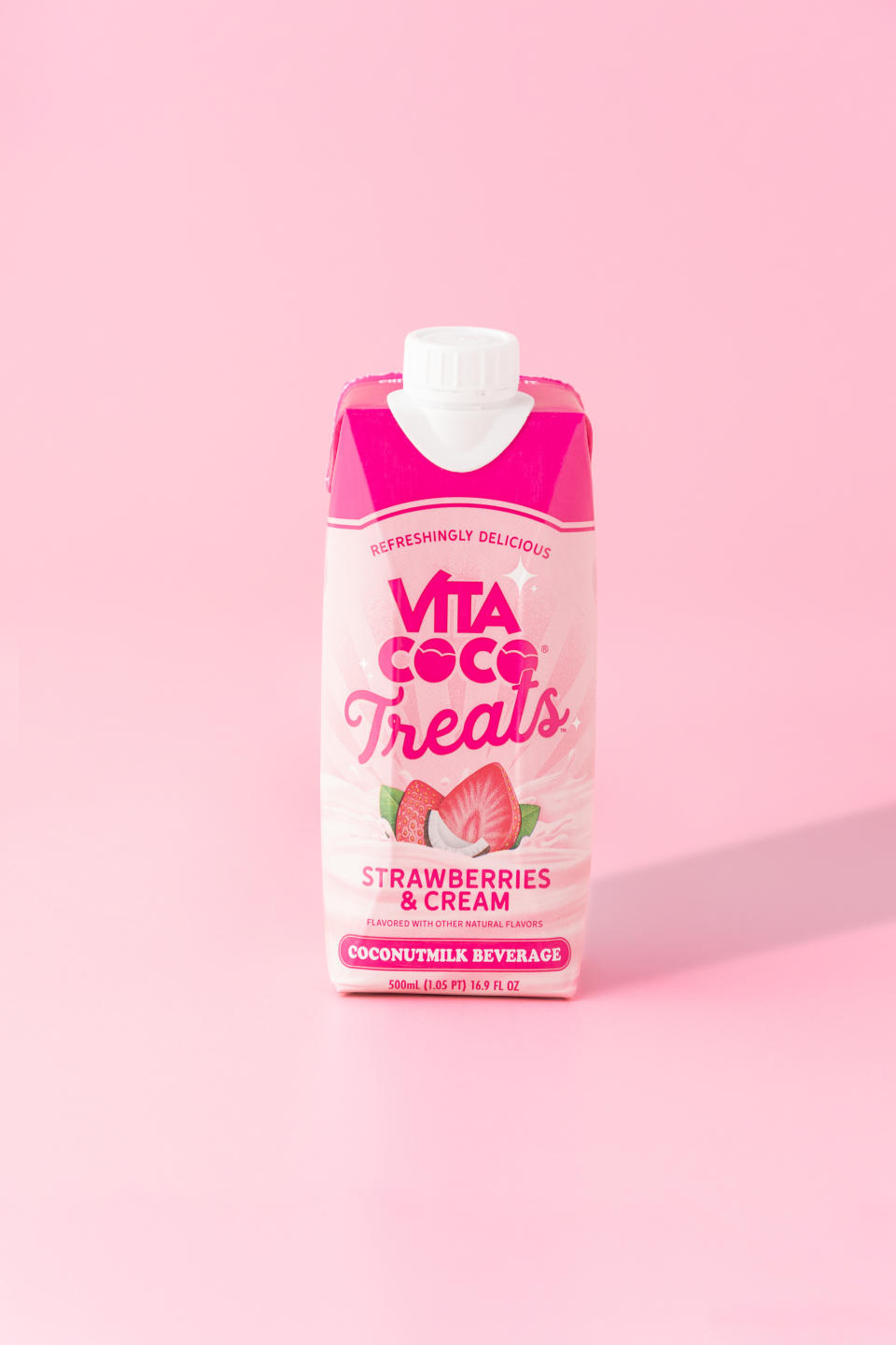 Vita Coco’s new Strawberries and Cream flavored pink drink is made with smooth coconut milk and sweet strawberries - the perfect treat for when you're craving something light and sweet.