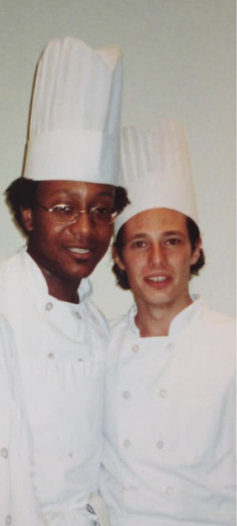 Gourdet and Mark Lapico, executive chef at Jean-Georges. (Gregory Gourdet)