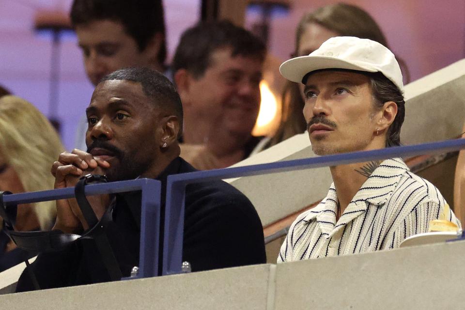 NEW YORK, NEW YORK - SEPTEMBER 06: Actor Colman Domingo attends the Men's Singles Semifinal match between Taylor Fritz and Frances Tiafoe of the United States match on Day Twelve of the 2024 US Open at USTA Billie Jean King National Tennis Center on September 06, 2024 in the Flushing neighborhood of the Queens borough of New York City. (Photo by Jamie Squire/Getty Images) (Getty Images)