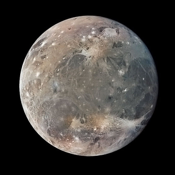 Ganymede, a moon of Jupiter and the largest in the Solar System