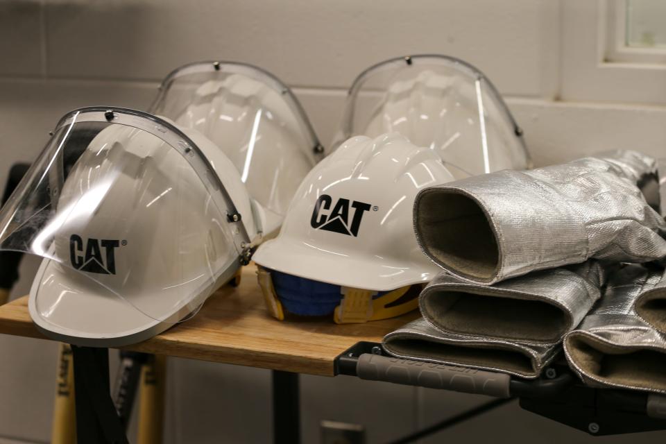 The Purdue and Caterpillar Smart Foundry underneath the Lambertus Hall, on Thursday, Nov. 30, 2023, in West Lafayette