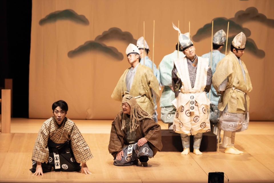 睽違4年多，日本狂言大師野村萬齋在衛武營帶來精彩狂言劇場演出。(衛武營提供)