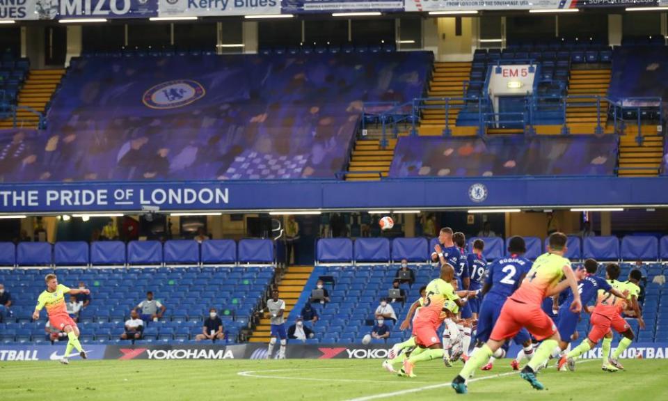 Kevin De Bruyne scores Manchester City’s equaliser