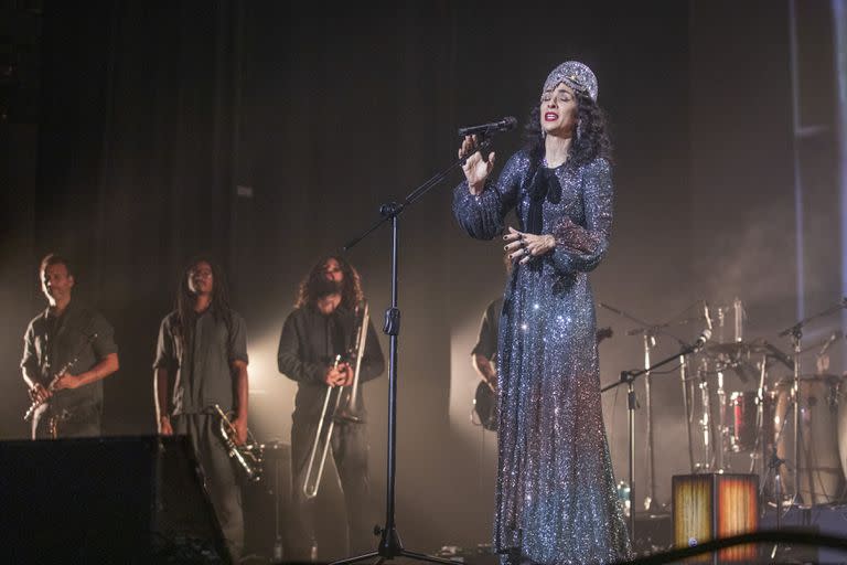 Recital de la carioca Marisa Monte en el teatro Gran Rex