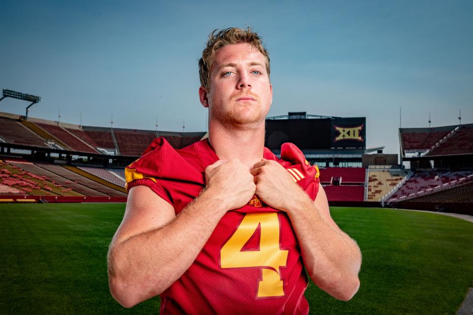Linebacker Colby Reeder will be playing his first game as an Iowa State Cyclone on Saturday.