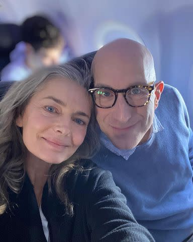 <p>Paulina Porizkova/instagram</p> Paulina Porizkova and boyfriend Jeff Greenstein