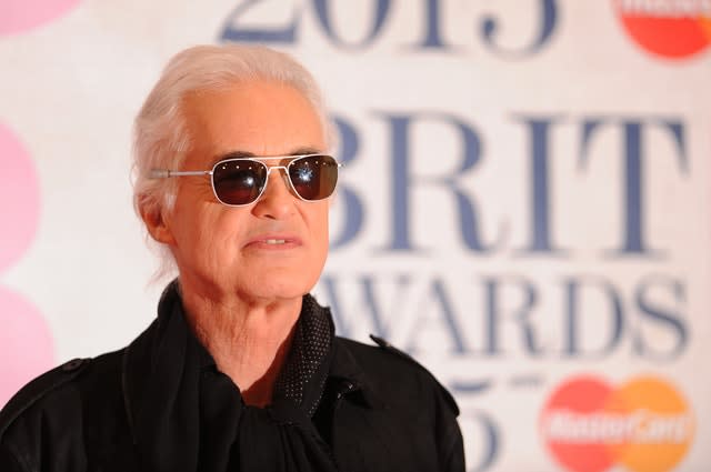 Jimmy Page (Dominic Lipinski/PA)