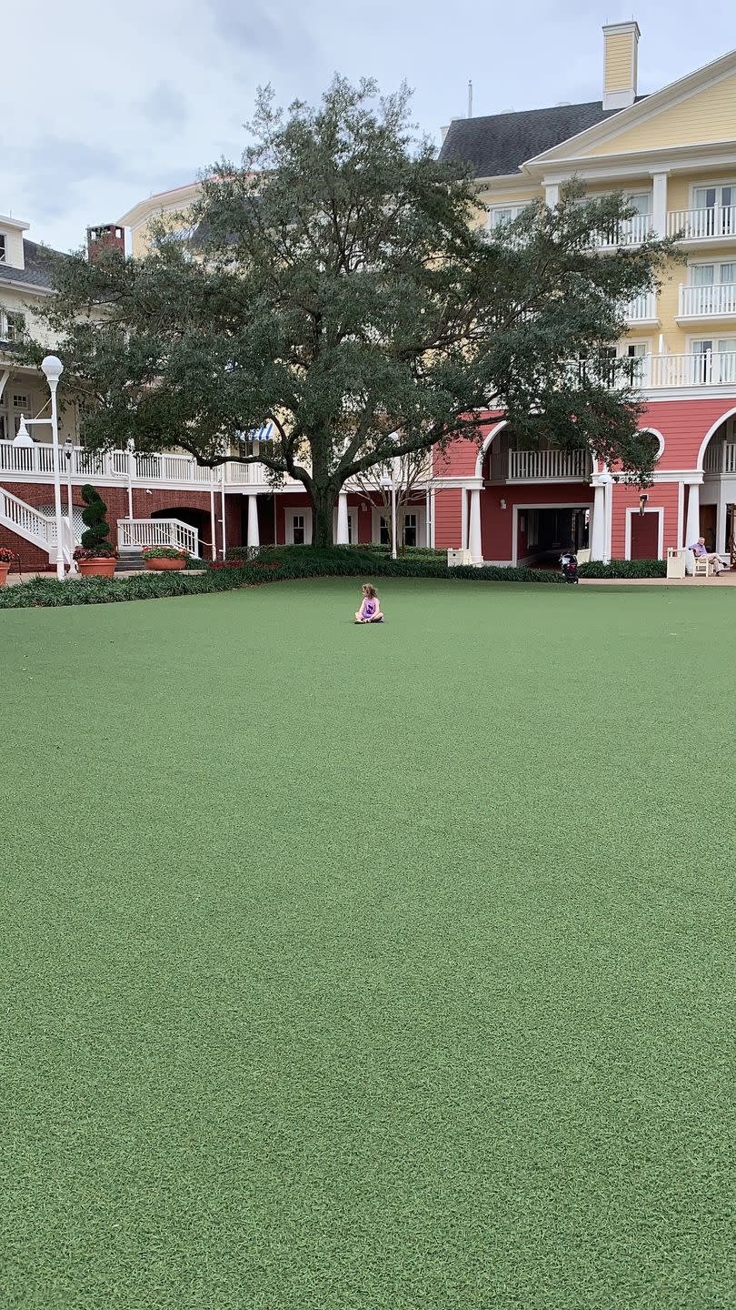 the village green at disney boardwalk inn