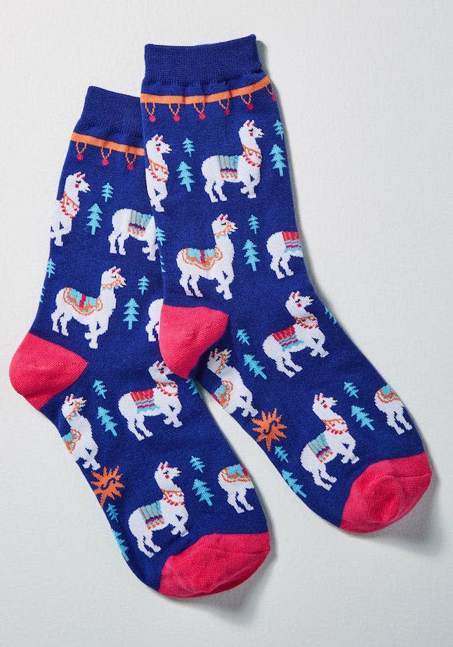 Modcloth Como Te Llamas? Socks