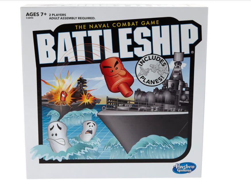 Get <a href="https://amzn.to/33xyba1" target="_blank" rel="noopener noreferrer">Battleship With Planes Strategy Board Game on sale for $12</a> (normally $17) at Amazon.